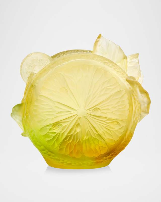 Citrus Medium Crystal Vase - 9.5"